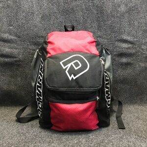 DeMarini Dual Bat Pack Baseball / Softball Black Red Durable Athletic Travel Bag